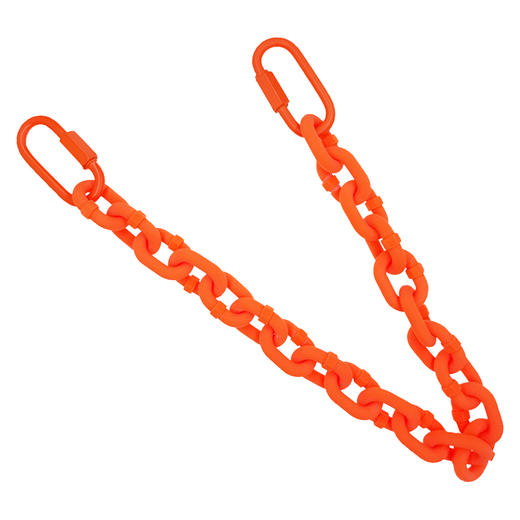 Dizon原创荧光橙工业机能裤链 街舞嘻哈纯色裤链高街无鏠锁链链条 商品图4