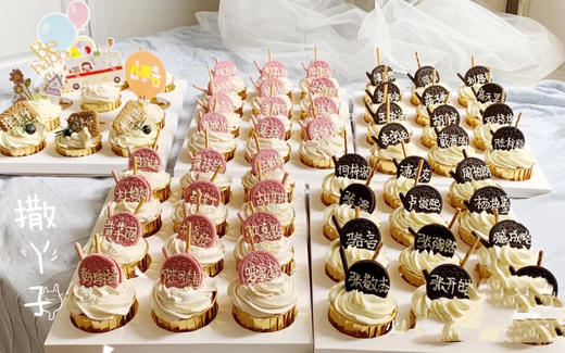 卡通主题系列：甜蜜下午茶，口感和颜值缺一不可的杯子蛋糕，建议与主蛋糕搭配 商品图6