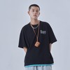 PCLP(PERCLIPS) 短袖t恤男纯棉夏季国潮牌圆领印花港风宽松半截袖 商品缩略图0