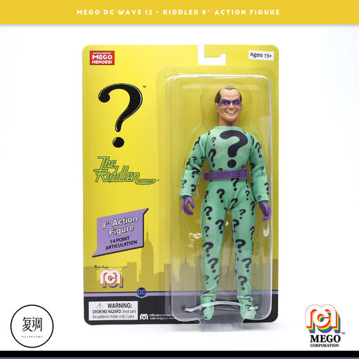 现货 Mego DC系列 谜语人 Riddler 8英寸 可动 挂卡 商品图4