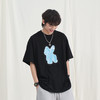 PCLP(PERCLIPS) 蓝色小熊短袖 国潮牌夏季纯棉宽松圆领半袖t恤男 商品缩略图2