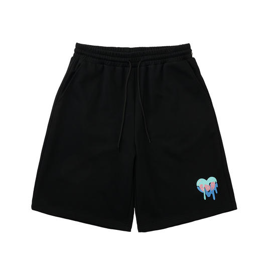 FPA(VENGETICE) 滴水爱心印花针织短裤 国潮牌潮流夏季宽松裤男 商品图4