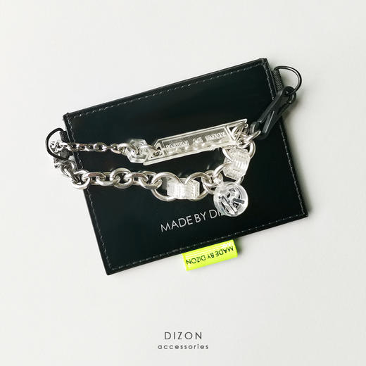 made by dizon 透明螺母重合手链 钛钢重工业质感 小众设计情侣 商品图2