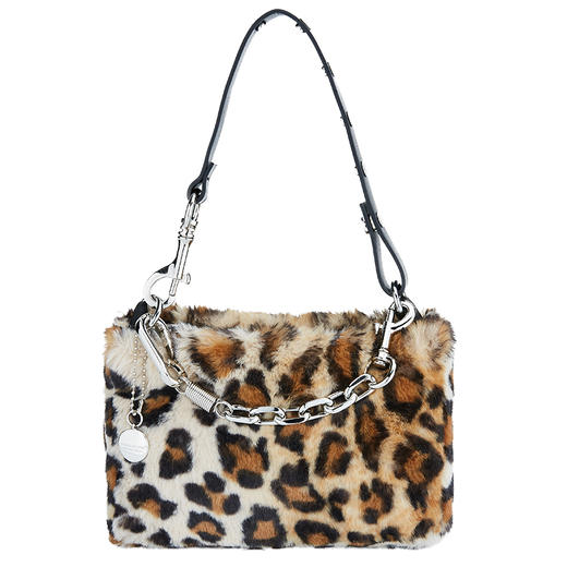 〖HIDDENNOTES〗朋克辣妹豹纹单肩腋下包 百搭设计感链条手机包 商品图4