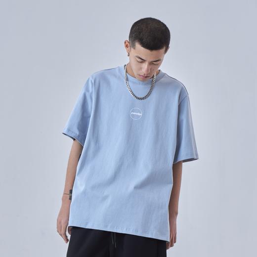 PCLP(PERCLIPS) 纯棉短袖男宽松夏季国潮牌情侣装2021新款半袖t恤 商品图3