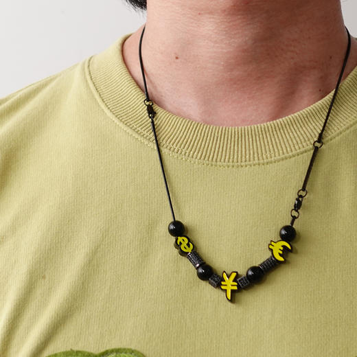 made by dizon 涂鸦钱币手项链分拆款 原创文化设计多层简约叠带 商品图2