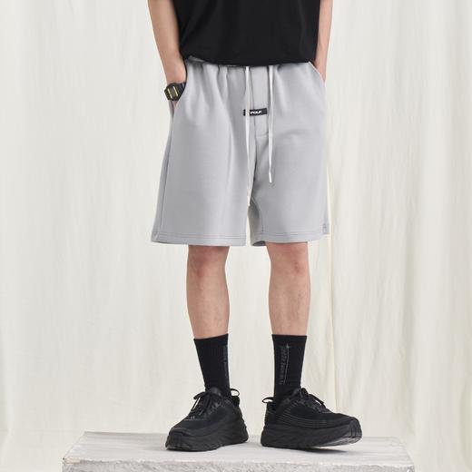 PCLP(PERCLIPS) 胶牌抽绳短裤 国潮牌潮流夏季宽松休闲运动五分裤 商品图0