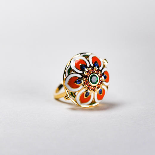 宝相花戒指(定制35天) 商品图0