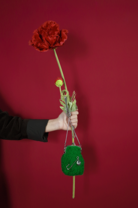 〖HIDDE NN OTES〗圣诞限量 链条口金包迷你收纳斜挎零钱包口红包