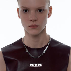 KVK拼接项链女夏锁骨链潮颈饰小众设计高级感ins网红饰品配饰