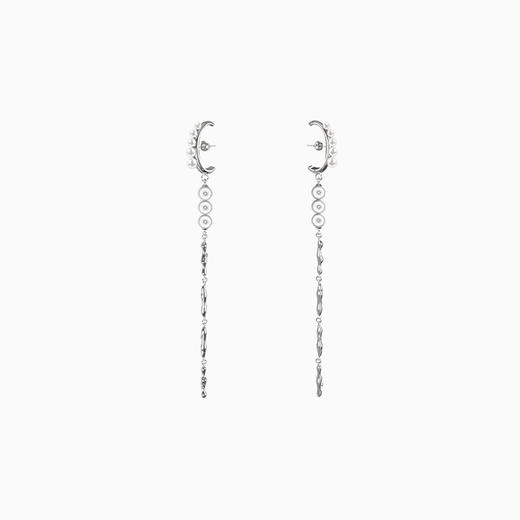 KVK耳环2021年新款潮ins长款流苏耳坠高级感饰品气质耳针时尚耳饰 商品图3