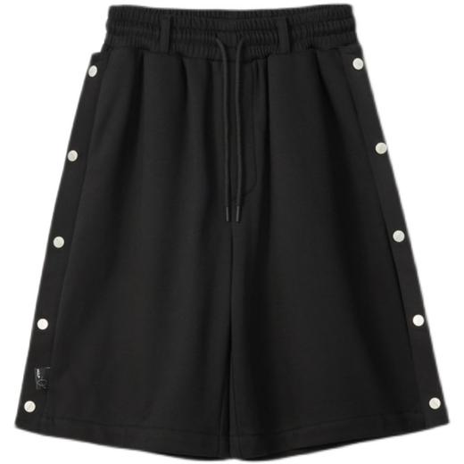 PCLP(PERCLIPS)夏季排扣针织短裤男国潮牌潮流运动休闲宽松五分裤 商品图4