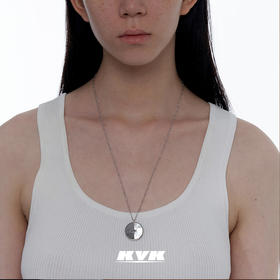 KVK项链女小众设计感2021年新款潮简约锁骨链冷淡风吊坠时尚饰品