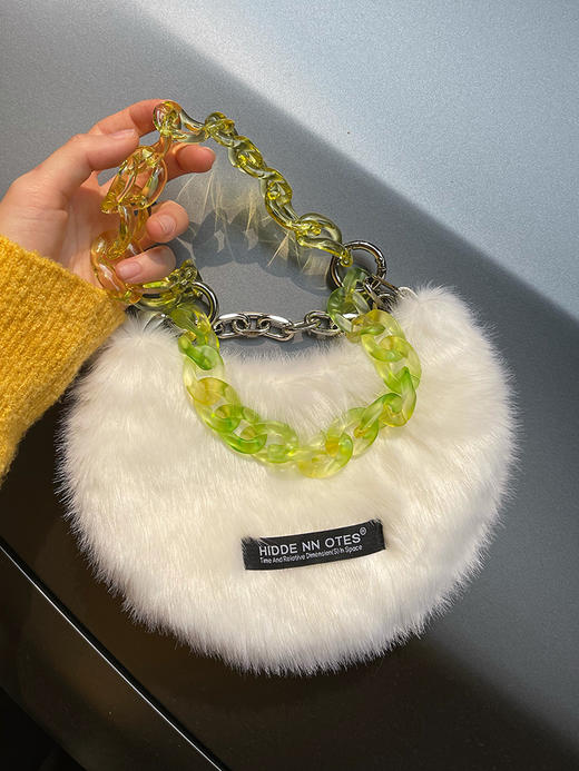 HNE 亚克力链条大牌包包改造材料高级感五金包链diy珠珠短链条扣 商品图2