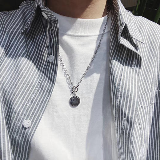 【LURS官方店铺】原创设计国潮笑脸项链男嘻哈女ins潮流女项链女 商品图2