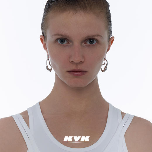 KVK基础毒液耳环简约气质个性耳钉2021新款小众设计感轻奢耳饰女 商品图0