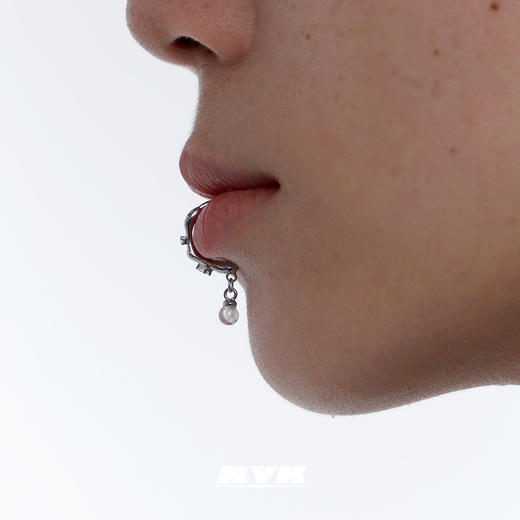 KVK唇夹2021新款潮高级感嘴唇饰品时尚复古配饰网红气质ins配件 商品图3