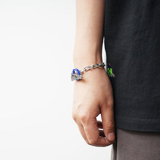 made by dizon 陶瓷戒指情侣手链 多材质碰撞原创设计粉红情侣 商品图2