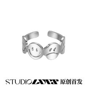 LURS官方店铺设计师款戒指女ins潮酷 网红高保色不婚主义ceroenmi