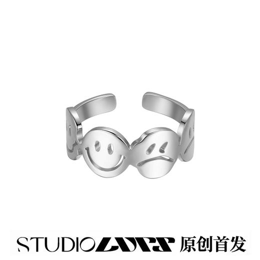 LURS官方店铺设计师款戒指女ins潮酷 网红高保色不婚主义ceroenmi 商品图0