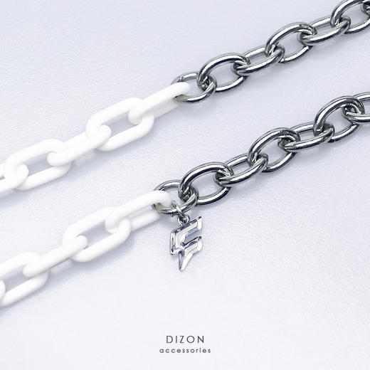 Madebydizon 潮流博主小熊 联名款 满钻粉红米奇爱心项链小众情侣 商品图2