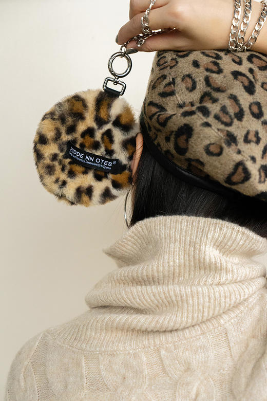 〖HIDDENNOTES〗百搭盲盒毛绒ins包包豹纹链条包小众设计零钱包 商品图0