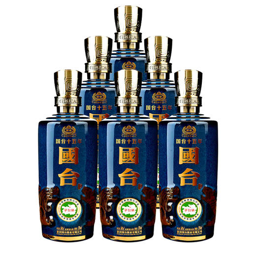 【推荐】国台 15年品鉴装 酱香型 53度 500ml*6 商品图0