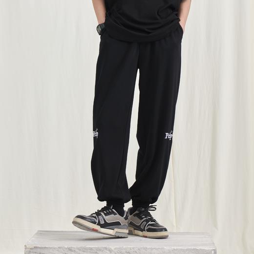 PCLP(PERCLIPS) 星星LOGO刺绣针织长裤 国潮牌潮流休闲运动卫裤男 商品图0