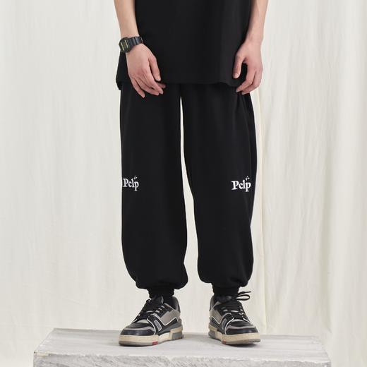 PCLP(PERCLIPS) 星星LOGO刺绣针织长裤 国潮牌潮流休闲运动卫裤男 商品图1