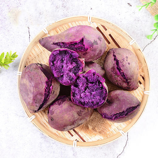 沙地紫薯 新鲜农家紫蜜薯 低脂代餐饱腹 粉糯香甜 商品图0