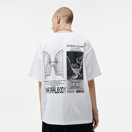 FPA (VENGETICE) 太空探索印花短袖T恤 国潮夏季新款嘻哈图案 商品图3