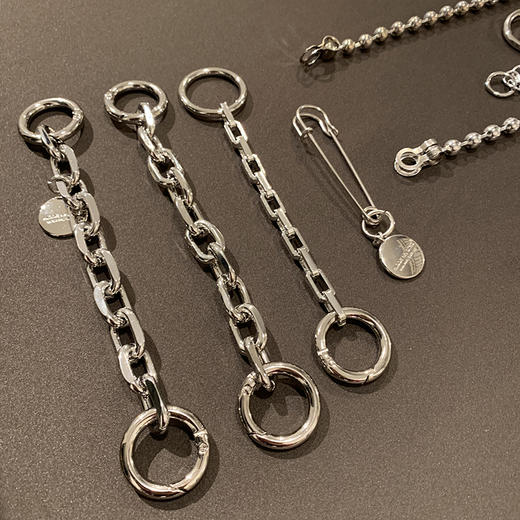 HIDDENNOTES 链条配件 斜跨单肩裤链蹦迪风包包改造金属链条挂钩 商品图1