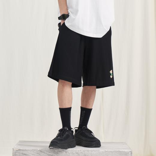 PCLP(PERCLIPS)卡通小熊短裤男国潮牌潮流百搭宽松休闲运动五分裤 商品图1