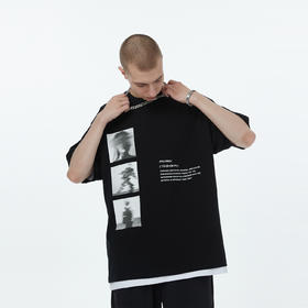 FPA(VENGETICE) 维度空间穿越印花短袖 国潮牌夏季宽松半袖T恤男