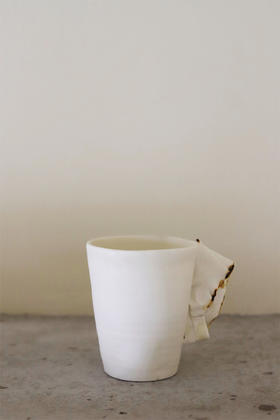 褐边马克杯 | 【黄妍陶艺作品】