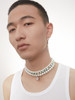 权正长 原创复古多层叠戴珍珠爱心宝石吊坠锁骨链项链 小众设计 商品缩略图2