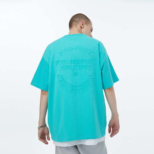 FPA(VENGETICE) 品牌字体压花短袖 国潮牌嘻哈夏季宽松街头T恤男 商品图1