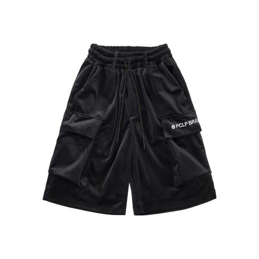 PCLP(PERCLIPS) 口袋刺绣丝绒短裤 商品图4