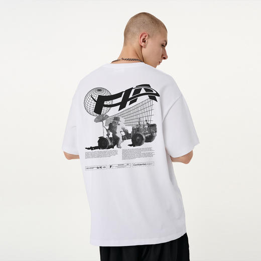 FPA(VENGETICE) 阿波罗登月印花短袖T恤 国潮嘻哈宽松休闲街头 商品图2