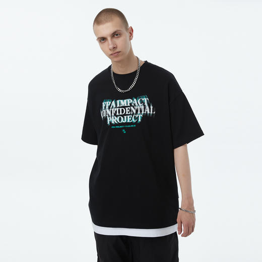 FPA(VENGETICE) 虚幻叠影短袖T恤 国潮牌夏季宽松街头纯棉半袖男 商品图1