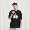 PCLP(PERCLIPS)小熊爱心短袖 国潮牌夏季宽松情侣半袖t恤2021新款 商品缩略图2
