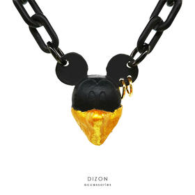 MADE BY DIZON 面纱米奇项链 3D立体造型 2020特别纪念款黑金配色
