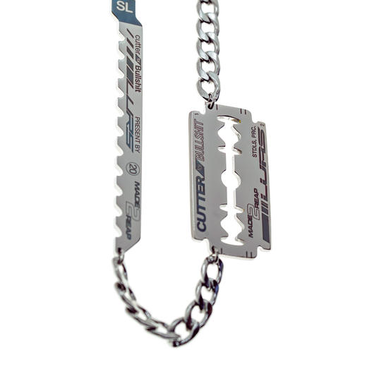 【官方店铺】LURS原创设计国潮刀片激光镌刻项链男ins风嘻哈情侣 商品图1