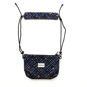 HUJI祤集pieton斜挎包插画格纹星月