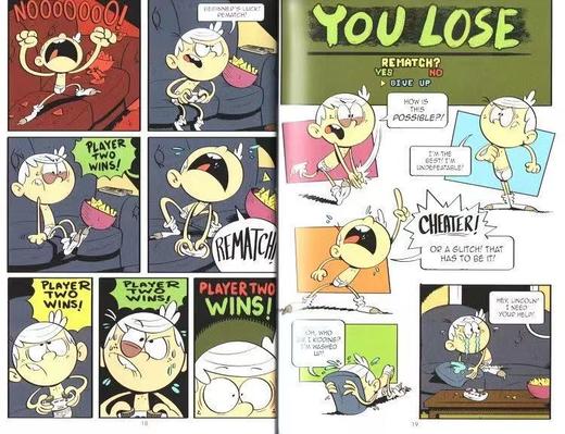 【宝莉爹书单 5-10岁】英文原版 The Loud House 1-9 喧闹一家亲 9册 儿童全彩漫画绘本故事读物 商品图4