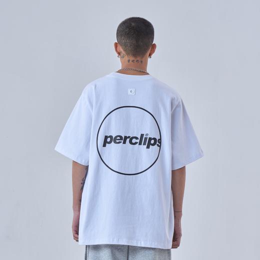 PCLP(PERCLIPS) 纯棉短袖男宽松夏季国潮牌情侣装2021新款半袖t恤 商品图2