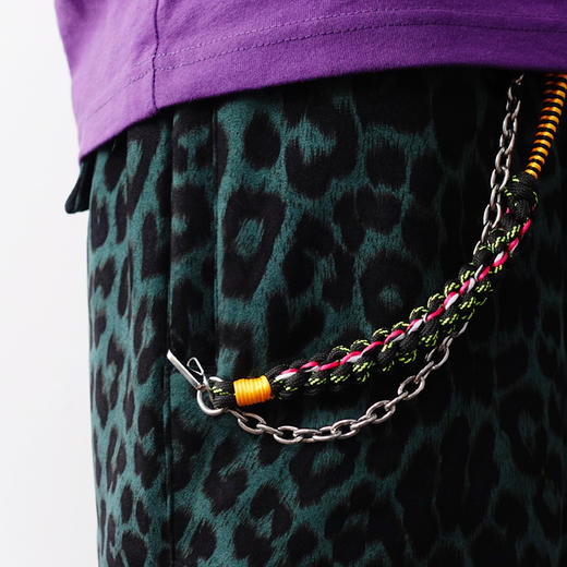 madebydizon 编织黑黄挂链 手袋吊链 人工古法编织裤链牛子裤搭配 商品图1