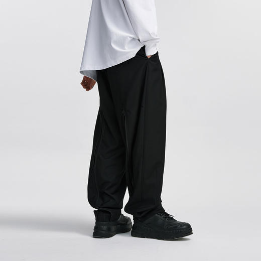 FPA(VENGETICE)垂感西装裤男直筒宽松国潮牌坠感高街阔腿休闲长裤 商品图3