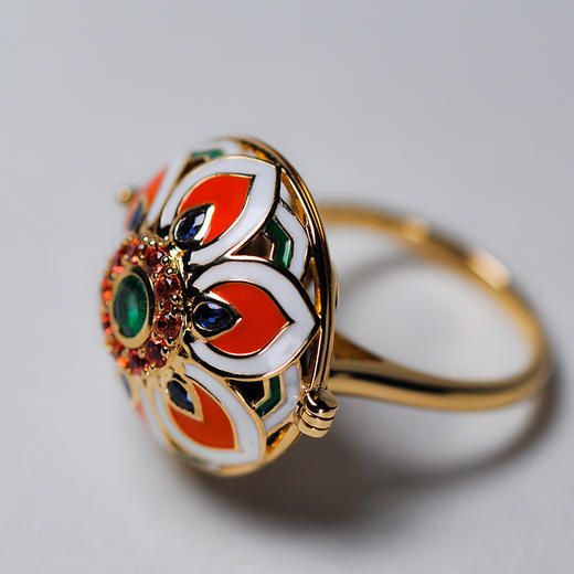 宝相花戒指(定制35天) 商品图1