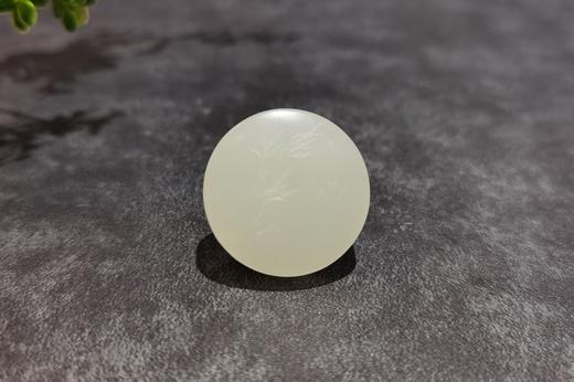 【御珠宫坊】羊脂玉花挂件 商品图2